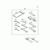 Схема узла: Набор инструментов для Kawasaki EX400 Ninja 400R