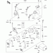 Схема узла: Замок зажигания для Kawasaki ZX600 Ninja ZX-6R