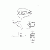 Схема вузла: Інформаційні наклейки для Kawasaki BN125 Eliminator