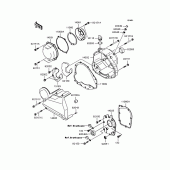 Схема узла: Крышка двигателя для Kawasaki ZR750 ZR-7S