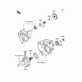 Схема узла: Коленчатый вал для Kawasaki KLX250 KLX250