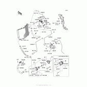 Схема узла: Water Pipe для Kawasaki ZX1400 Ninja ZX-14R ABS