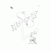 Схема узла: Переднее крыло для Kawasaki ZX1000 Ninja ZX-10R