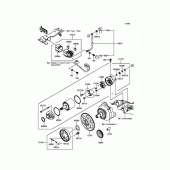 Схема вузла: Стартер для Kawasaki EX250 Ninja 250