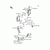Схема вузла: Water pipe для Kawasaki KLX250 KLX250