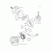 Схема вузла: Генератор для Kawasaki KLX125 KLX125