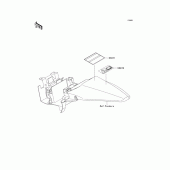 Схема вузла: Інформаційні наклейки для Kawasaki KLX110 KLX110