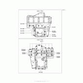 Схема узла: Болты картера двигателя для Kawasaki ZX1000 Ninja 1000 ABS