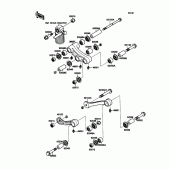 Схема вузла: Підвіска для Kawasaki ZX1100 Ninja ZX-11