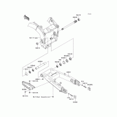 Схема узла: Задний рычаг (Маятник) для Kawasaki ZX600 Ninja ZX-6RR