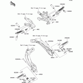 Схема вузла: Підніжки для Kawasaki ZX1000 Ninja ZX-10R