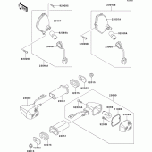 Схема вузла: Поворотники для Kawasaki ZG1000 Concours