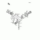 Схема вузла: Повітряний фільтр Kawasaki EN400 Vulcan 400