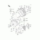 Схема вузла: Engine cover(s) для Kawasaki KLE250 Anhelo