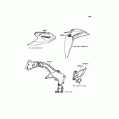 Схема вузла: Decals(Orange)(Ebony) для Kawasaki ZR1000 Z1000