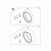 Схема вузла: Шини для Kawasaki ZX1000 Ninja H2R