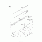 Схема узла: Тросики для Kawasaki ZX1400 Ninja ZX-14R