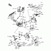 Схема вузла: Глушник для Kawasaki ZX1000 Ninja 1000 ABS