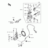 Схема вузла: Передній гальмівний циліндр Kawasaki EX650 Ninja 650 ABS