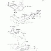 Схема вузла: Decal для Kawasaki EX500 GPZ500S