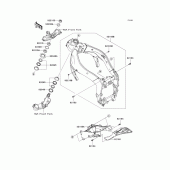 Схема узла: Рама для Kawasaki ZX600 Ninja ZX-6R