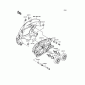 Схема узла: Фара (s) для Kawasaki KLE500