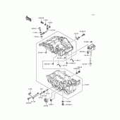 Схема узла: Картер двигателя для Kawasaki EX250 Ninja 250
