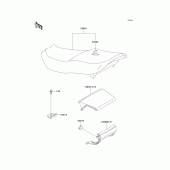 Схема вузла: Сидіння для Kawasaki ZX600 Ninja ZX-6