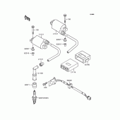 Схема вузла: Ignition system для Kawasaki KLE500