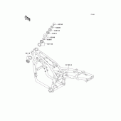 Схема вузла: Рама для Kawasaki ZR550 Zephyr