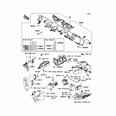 Схема узла: Электрооборудование для Kawasaki ZX1000 Ninja ZX-10R