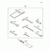 Схема узла: Набор инструментов для Kawasaki ZX1000 Ninja 1000 ABS