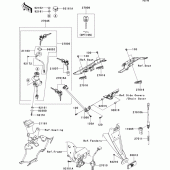 Схема узла: Замок зажигания для Kawasaki ZR750 Z750R ABS
