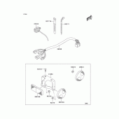 Схема вузла: Електроустаткування для Kawasaki KLX125 KLX125L