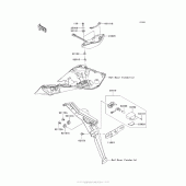 Схема узла: Taillight(S) для Kawasaki ZX1000 Ninja 1000