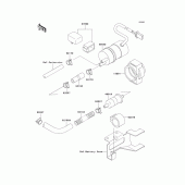 Схема вузла: Fuel pump для Kawasaki ZX1100 Ninja ZX-11