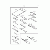 Схема узла: Инструмент для Kawasaki ZR750 ZR-7S