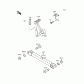 Схема вузла: Лапка гальма для Kawasaki ZR400 ZRX-II