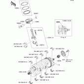 Схема вузла: Crankshaft/piston(s) для Kawasaki ZX1000 Ninja ZX-10R