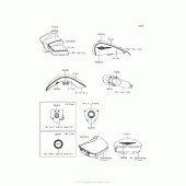 Схема вузла: Decals (Black/silver)(Bgf) для Kawasaki VN1700 Vulcan 1700 Voyager ABS