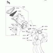 Схема вузла: Air duct для Kawasaki ZX636 Ninja ZX-6R