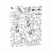 Схема вузла: Радіатор (M7F) для Kawasaki KLX250 D-Tracker