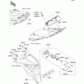 Схема вузла: Taillight(s) для Kawasaki ZX600 Ninja ZX-6RR