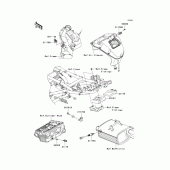 Схема вузла: Fuel injection для Kawasaki KLE650 Versys 650 ABS