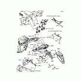 Схема вузла: Крило для Kawasaki ZR800 Z800