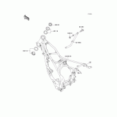 Схема узла: Рама для Kawasaki KX100