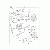 Схема узла: Карбюратор для Kawasaki EX500 EX500