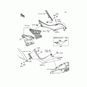 Схема вузла: Side Covers для Kawasaki ZR1000 Z1000 ABS