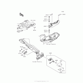 Схема вузла: Taillight(S) для Kawasaki ER650 Z650