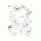 Схема вузла: Water pipe для Kawasaki ZR1200 ZRX1200 DAEG